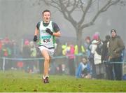 8 February 2015; Oisin Lyons from Craughwell AC, Co. Galway, on his way to winning the boys under-15 2500m, at the GloHealth Intermediate, Master and Juvenile B Cross Country Championships, Palace Grounds, Tuam, Co. Galway. Picture credit: Matt Browne / SPORTSFILE