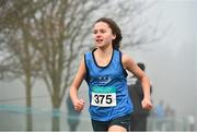8 February 2015; Ava O'Connor from Emo/Rath AC, Co. Laois on her way to winning the girls under-13 1500m at the GloHealth Intermediate, Master and Juvenile B Cross Country Championships, Palace Grounds, Tuam, Co. Galway. Picture credit: Matt Browne / SPORTSFILE