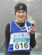 8 February 2015; Daniella Jansen, from Finn Valley AC, Co. Donegal, who came third in the girls under-13 1500m at the GloHealth Intermediate, Master and Juvenile B Cross Country Championships, Palace Grounds, Tuam, Co. Galway. Picture credit: Matt Browne / SPORTSFILE