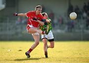 8 February 2015; Annie Walsh, Cork, in action against Kate O'Sullivan, Kerry. TESCO HomeGrown Ladies National Football League, Division 1, Round 2, Cork v Kerry, Cloughduv, Cork. Photo by Sportsfile