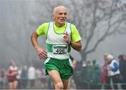 8 February 2015; Pat Timmons from Raheny Shamrock AC, Co. Dublin who came second in the over-65s Masters Men's race at the GloHealth Intermediate, Master and Juvenile B Cross Country Championships, Palace Grounds, Tuam, Co. Galway. Picture credit: Matt Browne / SPORTSFILE