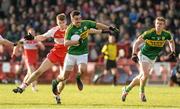 8 February 2015; Jack Sherwood, Kerry, in action against Niall Holly, Derry. Allianz Football League, Division 1, Round 2, Derry v Kerry, Celtic Park, Derry. Picture credit: Oliver McVeigh / SPORTSFILE