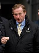 8 February 2015; An Taoiseach Enda Kenny TD before the start of the game. Allianz Football League, Division 1, Round 2, Mayo v Tyrone, Elverys MacHale Park, Castlebar, Co. Mayo. Picture credit: David Maher / SPORTSFILE