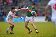8 February 2015; Jason Doherty, Mayo, in action against Tiernan McCann, Tyrone. Allianz Football League, Division 1, Round 2, Mayo v Tyrone, Elverys MacHale Park, Castlebar, Co. Mayo. Picture credit: David Maher / SPORTSFILE