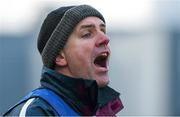 8 February 2015; Galway manager Kevin walsh shouts instructions near the end of the game. Allianz Football League, Division 2, Round 2, Westmeath v Galway, Cusack Park, Mullingar, Co. Westmeath. Picture credit: Ray McManus / SPORTSFILE