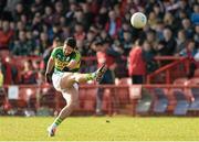8 February 2015; Bryan Sheehan, Kerry, kicking a free. Allianz Football League, Division 1, Round 2, Derry v Kerry, Celtic Park, Derry. Picture credit: Oliver McVeigh / SPORTSFILE