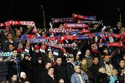13 November 2007; A general view of Wisla Krakow fans at the match. St Patrick's Athletic v Wisla Krakow, Friendly, Richmond Park, Dublin. Picture credit; Brian Lawless / SPORTSFILE