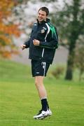 14 November 2007; Jonny Evans during the Northern Ireland Squad Training. Greenmount College Antrim Co. Antrim. Picture credit: Oliver McVeigh / SPORTSFILE