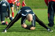 14 November 2007; Peter Stringer during the Munster Rugby Training. University of Limerick, Limerick. Picture credit: Kieran Clancy / SPORTSFILE
