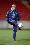 15 November 2007; Christian Poulsen during squad training ahead of their 2008 European Championship Qualifier with Northern Ireland. Denmark Squad Training, Windsor Park, Belfast, Co. Antrim. Picture credit: Oliver McVeigh / SPORTSFILE