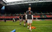 16 November 2007; Republic of Ireland captain Robbie Keane walks off the pitch at the end of squad training. Republic of Ireland Squad Training, Millennium Stadium, Cardiff, Wales. Picture credit; David Maher / SPORTSFILE
