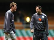 16 November 2007; Republic of Ireland's Andy Reid, right, with team-mate Anthony Stokes during squad training. Republic of Ireland Squad Training, Millennium Stadium, Cardiff, Wales. Picture credit; David Maher / SPORTSFILE