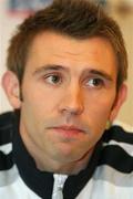 16 November 2007; Northern Ireland's Gareth McAuley at a press conference ahead of their 2008 European Championship Qualifier with Denmark. Northern Ireland Press Conference, Hilton Hotel, Templepatrick, Co. Antrim. Picture credit: Oliver McVeigh / SPORTSFILE