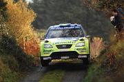 16 November 2007; Marcus Gronholm, Finland, driving a Ford Focus RS WRC 07, during Stage 4 of Round 15 of the FIA World Rally Championship. Rally Ireland / 2007 FIA World Rally Championship, Day 1, Co. Sligo. Picture credit; Ralph Hardwick / SPORTSFILE
