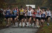 17 November 2007; The start of the Mens IUAA Road Relays. IUAA Road Relays, NUI College, Maynooth, Co. Kildare. Picture credit; Tomas Greally / SPORTSFILE