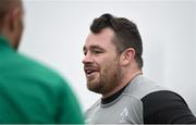 10 February 2015; Ireland's Cian Healy during squad training. Carton House, Maynooth, Co. Kildare. Picture credit: Brendan Moran / SPORTSFILE