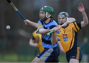 5 February 2015; Conor Devitt, UCD, in action against Tony French, DCU. Independent.ie Fitzgibbon Cup, Group A, Round 2, UCD v DCU. University College Dublin, Dublin. Picture credit: Pat Murphy / SPORTSFILE