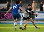 10 February 2015; Jimmy O'Brien, Newbridge College, is tackled by Alex Waller, St. Andrew's College. Bank of Ireland Leinster Schools Senior Cup, 2nd Round, St. Andrew's College v Newbridge College, Donnybrook Stadium, Donnybrook, Dublin. Picture credit: Piaras Ó Mídheach / SPORTSFILE
