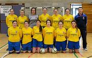 10 February 2015; The Waterford IT University team. Women's Soccer Colleges Association of Ireland,  National Futsal Finals, Institute of Technology, Sligo. Picture credit: Oliver McVeigh / SPORTSFILE