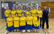 10 February 2015; Waterford IT team. Women's Soccer Colleges Association of Ireland,  National Futsal Finals, Institute of Technology, Sligo. Picture credit: Oliver McVeigh / SPORTSFILE
