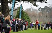 11 February 2015; Emma O'Brien, East Dominican College, Wicklow, on her way to winning the Intermediate Girl's race at the GloHealth Leinster Schools’ Cross Country Championships. Santry Demesne, Santry, Co. Dublin. Picture credit: Barry Cregg / SPORTSFILE