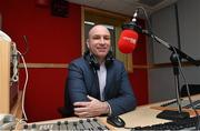 11 February 2015; Newstalk 106-108 FM today announced that one of the greatest hurlers the game has ever seen, DJ Carey, will join the ‘Off the Ball’ team. DJ has signed an exclusive deal as a GAA analyst, and will contribute to the station throughout the GAA season, as well as participate in many of the station’s outside broadcasts. His first broadcast will take place later this month. Pictured is DJ Carey in the Off The Ball studios. Newstalk, Digges Lane, Dublin. Picture credit: Matt Browne / SPORTSFILE
