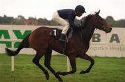 16 April 2000; Amethyst, with Mick Kinane up, on their way to winning the Leopardstown 1,000 Guineas Trial Stakes at Leopardstown Racecourse in Dublin. Photo by Sportsfile