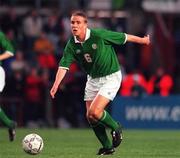 26 April 2000; Barry Quinn of Republic of Ireland during the International Friendly match between Republic of Ireland and Greece at Lansdowne Road in Dublin. Photo by David Maher/Sportsfile