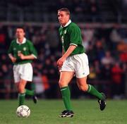26 April 2000; Barry Quinn of Republic of Ireland during the International Friendly match between Republic of Ireland and Greece at Lansdowne Road in Dublin. Photo by David Maher/Sportsfile