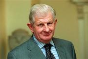 8 April 2000; Former SIPTU General Secetary Bill Attley. Photo by Ray McManus/Sportsfile