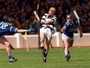 18 April 1999; Brian Carroll of St Kieran's Kilkenny in action against Declan Walsh of St Flannan's Ennis during the GAA All-Ireland Post Primary Senior A Schools Hurling Croke Cup Final match between St Flannan's Ennis and St Kieran's Kilkenny at Croke Park in Dublin. Photo by Matt Browne/Sportsfile