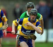 2 April 2000; Brian MacMahon of Clare during the Church & General National Hurling League Division 1A Round 5 match between Offaly and Clare at St Brendan's Park in Birr, Offaly. Photo by Damien Eagers/Sportsfile