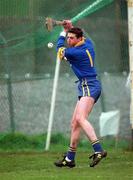 2 April 2000; Christy O'Connor of Clare during the Church & General National Hurling League Division 1A Round 5 match between Offaly and Clare at St Brendan's Park in Birr, Offaly. Photo by Damien Eagers/Sportsfile