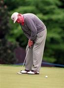 14 May 1999; Christy O'Connor Senior putts on the 1st green during the AIB Irish Senior Open at Mount Juliet Golf Club in Kilkenny. Photo by Matt Browne/Sportsfile