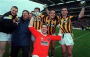 17 March 2000; Crossmaglen players celebrate following the AIB All-Ireland Senior Club Football Championship Final match between Crossmaglen Rangers and Na Fianna at Croke Park in Dublin. Photo by Damien Eagers/Sportsfile