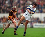 12 March 2000; Dan Shanahan of Waterford in action against Kevin Power of Kilkenny during the Allianz National Hurling League Division 1B Round 3 match between Kilkenny and Waterford at Nowlan Park in Kilkenny. Photo by Ray McManus/Sportsfile