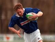 12 March 2000; Denis Hickie of St Mary's College during the AIB Rugby League Division 1 match between Clontarf and St Mary's College at Templeville Road in Dublin. Photo by Matt Browne/Sportsfile