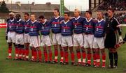 5 April 2000; The France team prior to the UEFA European Under-18 Championship Play-Off 1st Leg match between France and Republic of Ireland at Stade Francis-Le National in Brest, France. Photo by David Maher/Sportsfile