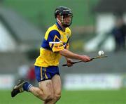 2 April 2000; Gerry Quinn of Clare during the Church & General National Hurling League Division 1A Round 5 match between Offaly and Clare at St Brendan's Park in Birr, Offaly. Photo by Aoife Rice/Sportsfile