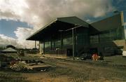 22 April 2000; A general view of the renovation to the main stand at Harold's Cross Greyhound Stadium in Dublin. Photo by Ray McManus/Sportsfile