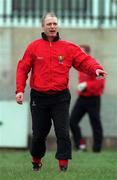 5 March 2000; Cork manager Larry Tompkins during the Church & General National Football League Division 1A Round 5 match between Armagh and Cork at Crossmaglen Rangers GAC Club in Armagh. Photo by Damien Eagers/Sportsfile