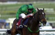 15 March 2000; Lord Nobile, with Jim Culloty up, on their way to winning the Royal & Sunalliance Chase on Day Two of the Cheltenham Racing Festival at Prestbury Park in Cheltenham, England. Photo by Ray Lohan/Sportsfile