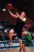 9 February 2000; Mark McEvoy of Carrick-On-Shannon CS during the Bank of Ireland Schools Cup Boys' C Final match between Colaiste Mhuire Crosshaven and Carrick-On-Shannon CS at National Basketball Arena in Tallaght, Dublin. Photo by Brendan Moran/Sportsfile