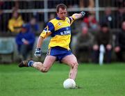 5 March 2000; Martin Daly of Clare during the Allianz Football League Division 1B match between Kildare and Clare at St Conleth's Park in Newbridge, Kildare. Photo by Brendan Moran/Sportsfile