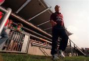 4 August 1996; Galway manager Mattie Murphy prior to the All-Ireland Senior Hurling Championship Semi-Final match between Wexford and Galway at Croke Park in Dublin. Photo by Brendan Moran/Sportsfile