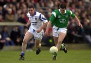 13 April 2000; Pat Ahearne of Limerick in action against Michael Ahearne of Waterford during the Munster Under-21 Football Championship Final match between Waterford and Limerick at Fraher Field in Dungarvan, Waterford. Photo by Matt Browne/Sportsfile