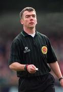 5 March 2000; Referee at McEneaney during the Church & General National Football League Division 1A Round 5 match between Dublin and Donegal at Parnell Park in Dublin. Photo by Ray McManus/Sportsfile