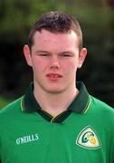 11 March 2000; Peter Donnelly during an Ireland Under-17 International Rules Football Squad Portrait session. Photo by Ray McManus/Sportsfile
