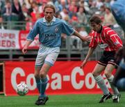 7 May 1995; Vinny Arkins, Shelbourne, Soccer. Picture credit; David Maher/SPORTSFILE  during the Bord Gáis League Cup Final match between Derry City and Shelbourne at Lansdowne Road in Dublin. Photo by David Maher/Sportsfile