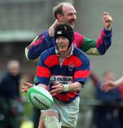 12 March 2000; Roy O'Reilly of Clontarf RFC during the AIB Rugby League Division 1 match between Clontarf and St Mary's College at Templeville Road in Dublin. Photo by Matt Browne/Sportsfile